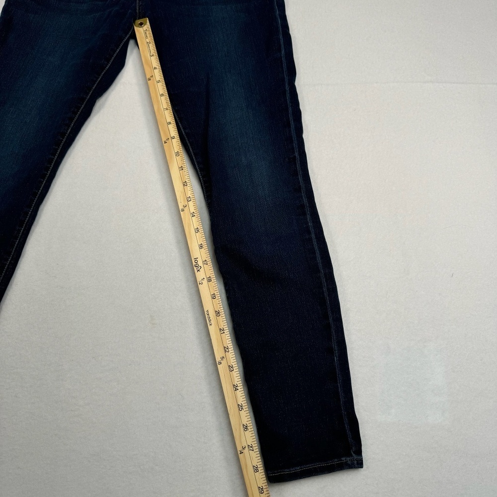 Kut From The Kloth Mia Toothpick Skinny Jeans Womens Size 8 Dark Wash Mid Rise - Picture 12 of 16